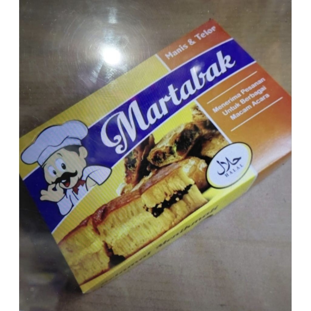 Dos martabak uk 21×13cm isi 50lembar