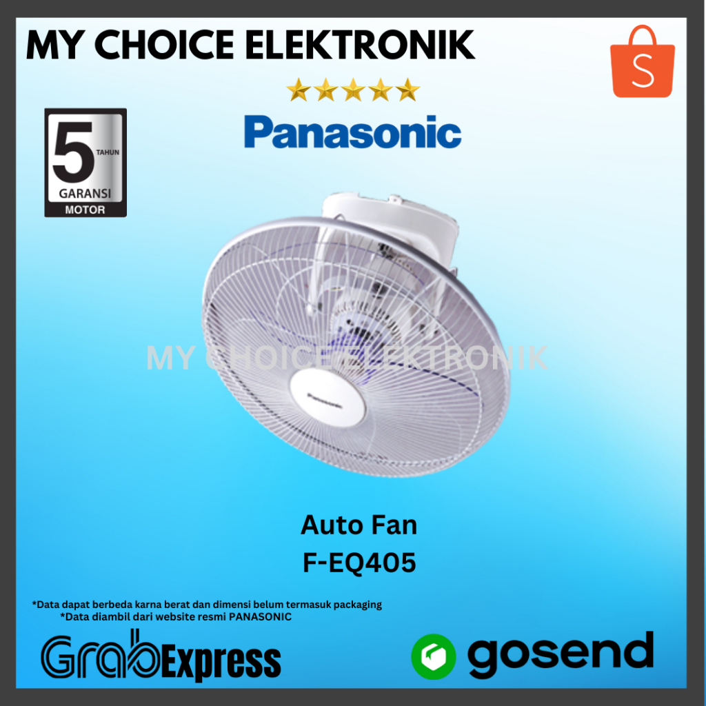PANASONIC F-EQ405 Auto Fan | F EQ405 | FEQ405 - 16 Inch