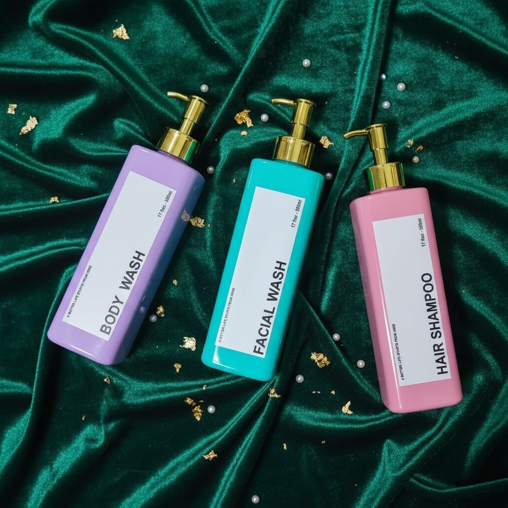 Botol Sabun 500ml pump luxury aesthetic 500ml Tempat Wadah Sabun Cair Plastik