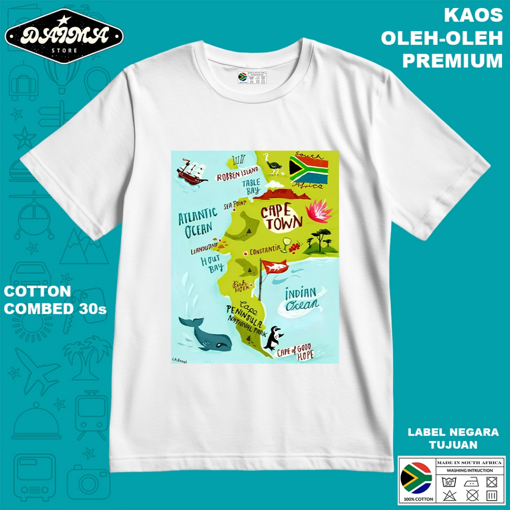 KAOS OLEH OLEH AFRIKA 5 PAKAI TAG LABEL AFRIKA ASLI BAJU SOUVENIR PREMIUM GIFT