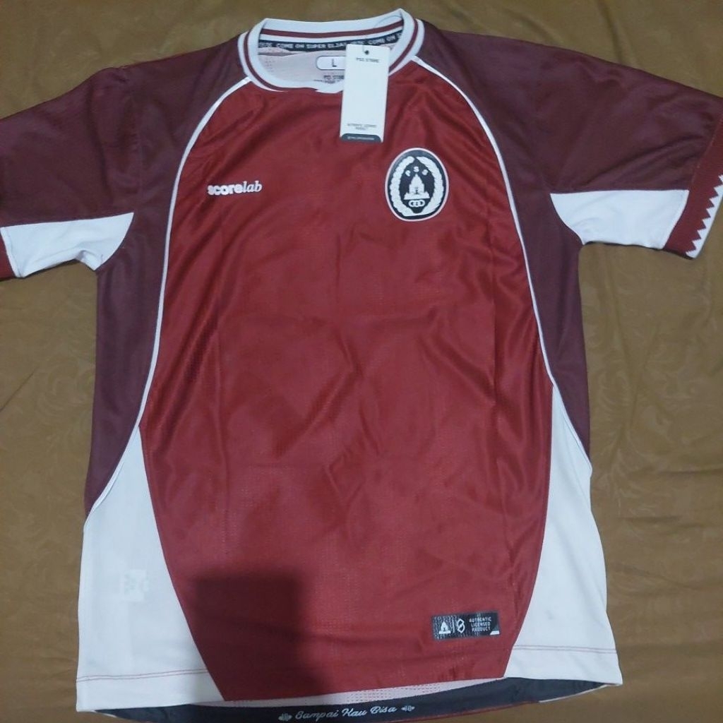 Jersey pss kiper merah plus nameset M.Fahri 72 tanpa sponsor