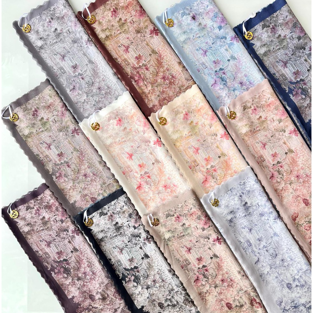 HasianScarves |Flowers Build Syari| Ultrafine
