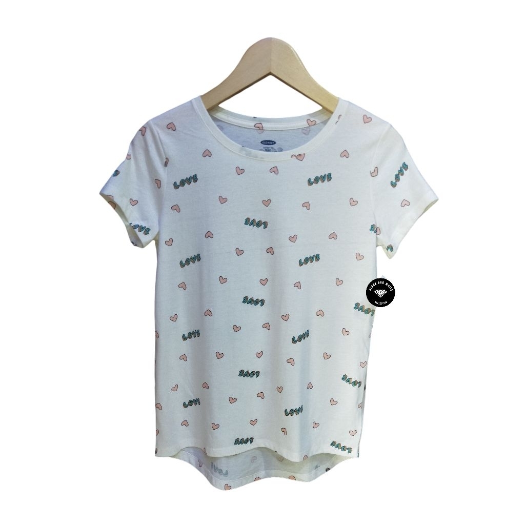 OLD NAVY KID'S GIRL SHORT SLEEVE TOP/ BAJU KAOS PENDEK ANAK PEREMPUAN BLACK WHITE COLLECTION