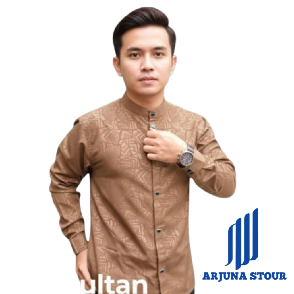 KOKO SULTAN WOLPIS EMBOS lengan panjang KOKO MODERN REMAJA SANTRI