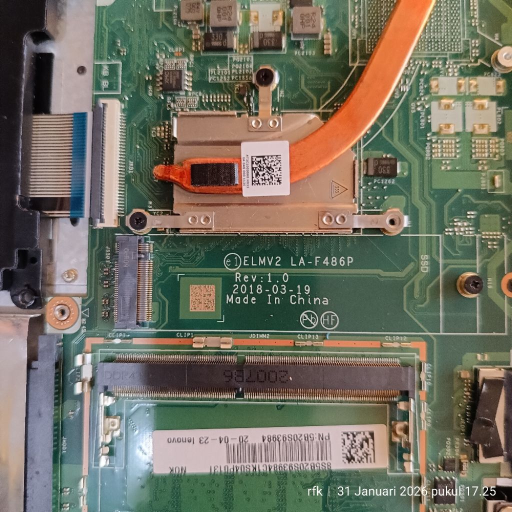 Motherboard Lenovo V130-14IKB i3-7020U