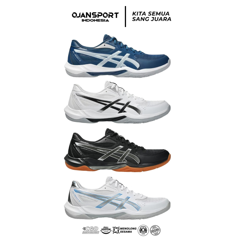 SEPATU VOLLEY ASICS GEL ROCKET 12 ORIGINAL 4 WARNA