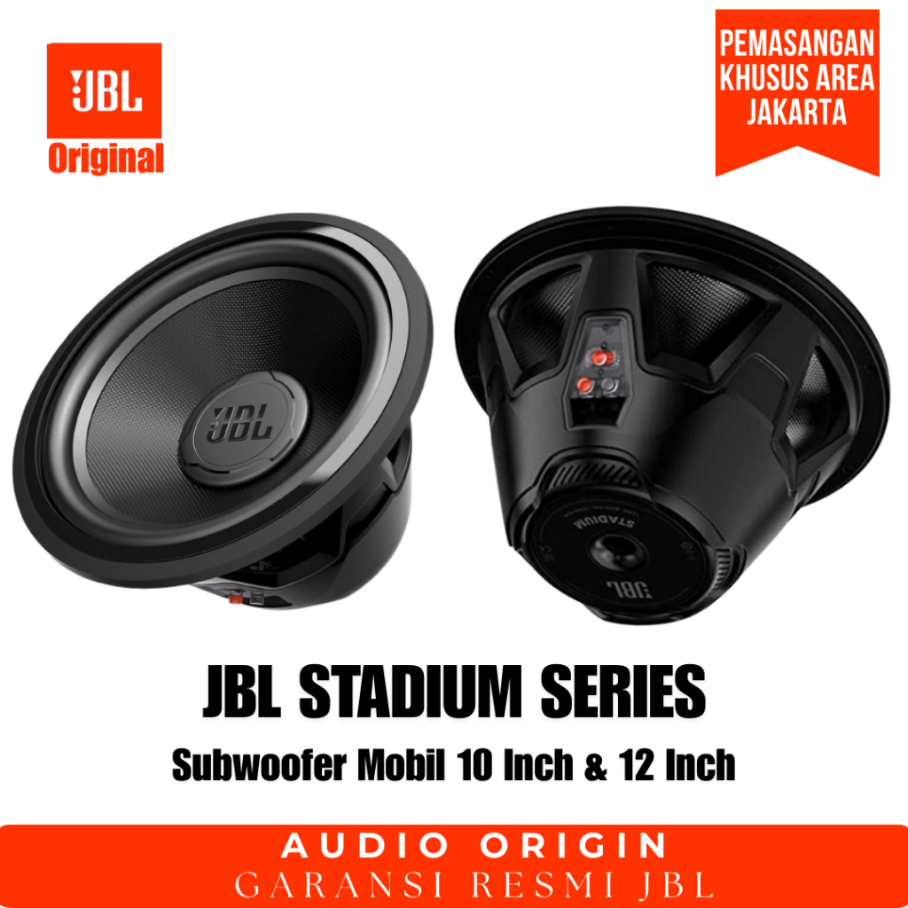 JBL Stadium 102SSI 10" dan Stadium 122SSI 12" Subwoofer Pasif Audio Mobil