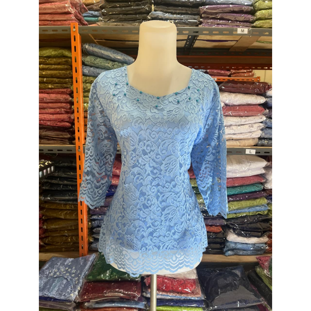 BLUS BROKAT PREMIUM ATASAN WANITA (PROMO CUCI GUDANG)