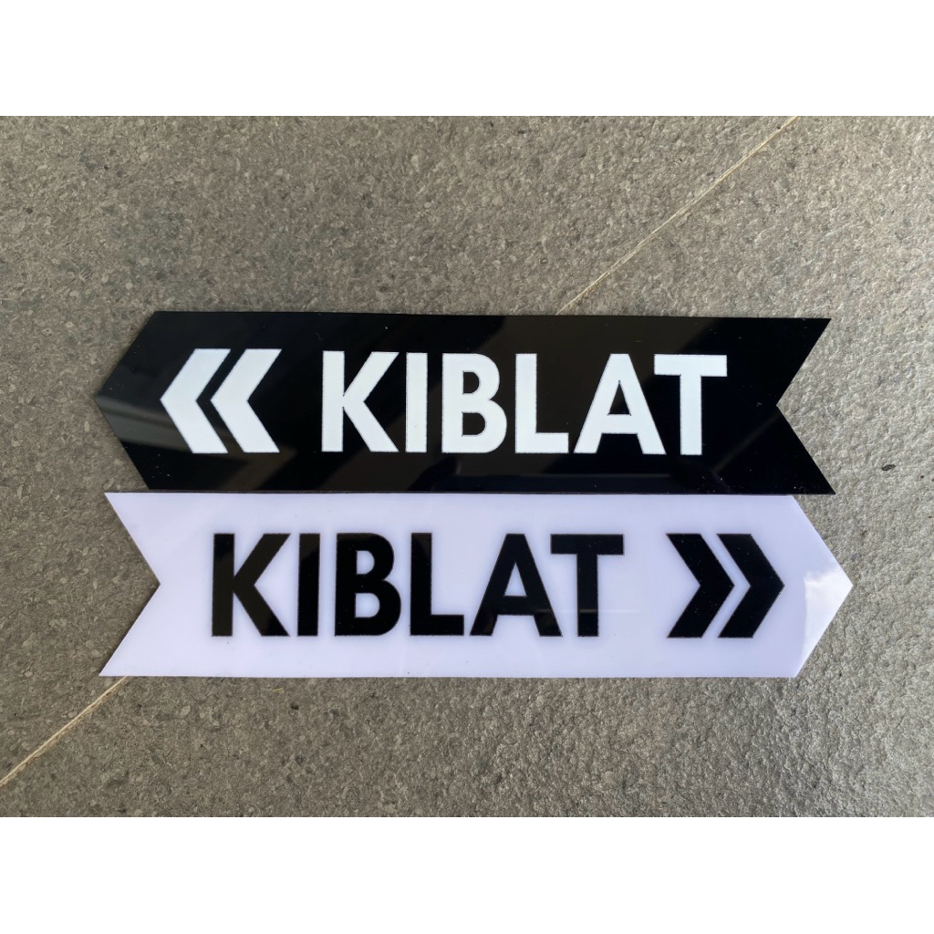 SIGN KIBLAT AKRILIK/KIBLAT AKRILIK/ARAH KIBLAT AKRILIK