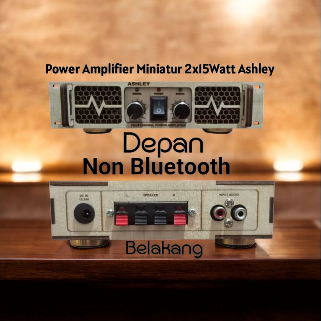 Power Amplifier Miniatur 2x15watt