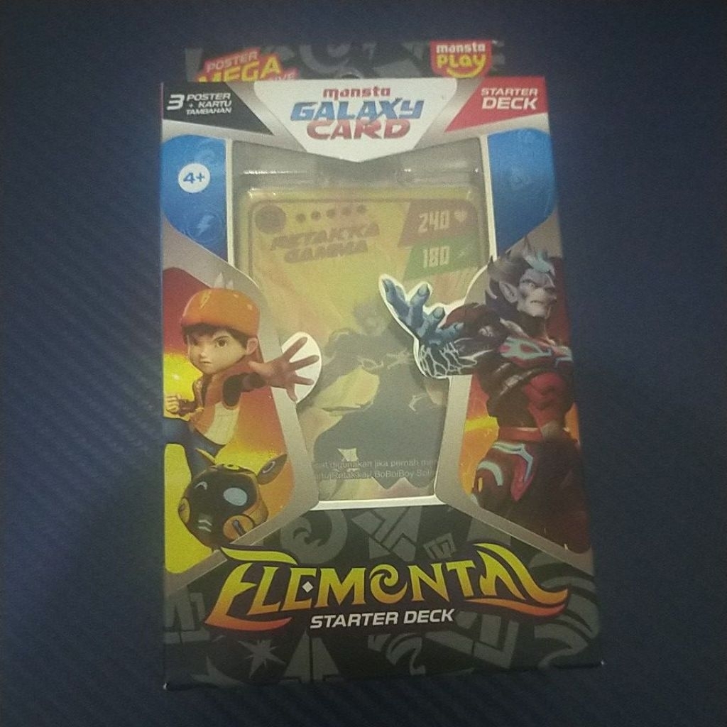 Starterdeck Elemental Boboiboy Monsta Galaxy Card