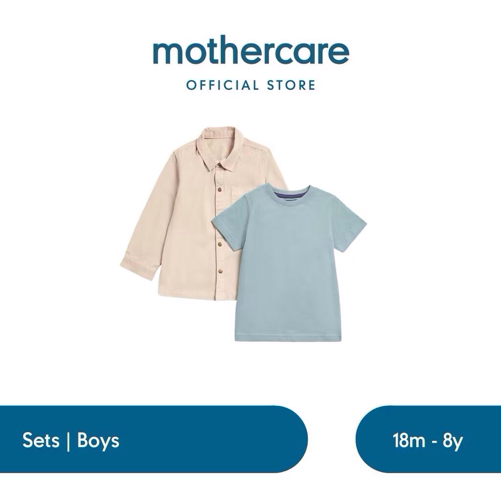 Mothercare Set Kemeja Kaos Anak Laki-laki