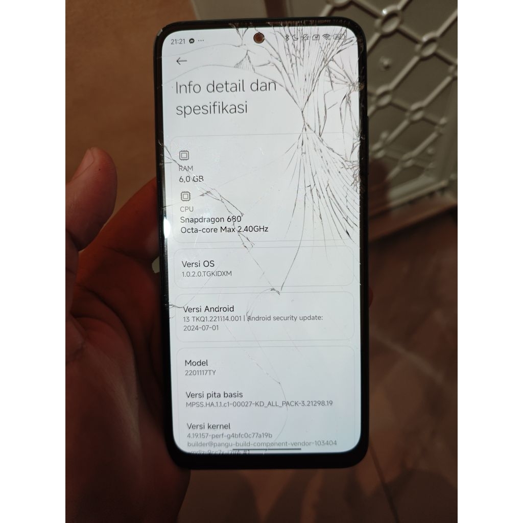 redmi note 11 6/128 bekas, cek deskripsi