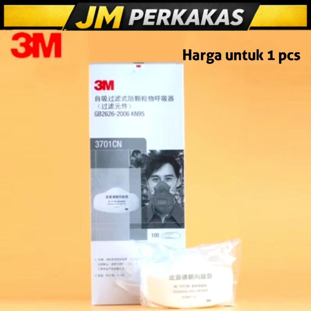 Filter Masker Respirator 3M 3701CN