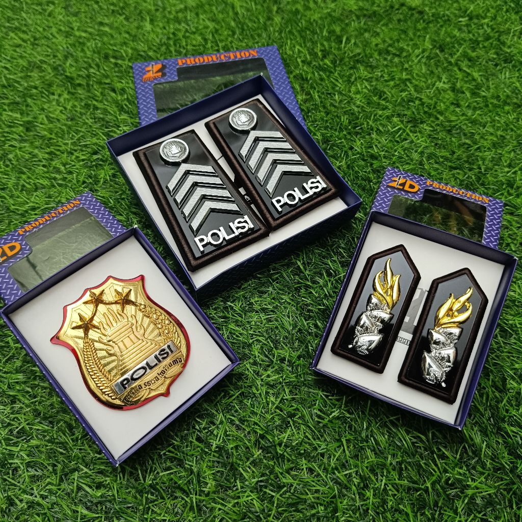 Pangkat PDH BRIPKA POLRI 1 SET PREMIUM / Pangkat PDH BRIPKA POLRI / Pangkat BRIPKA POLRI