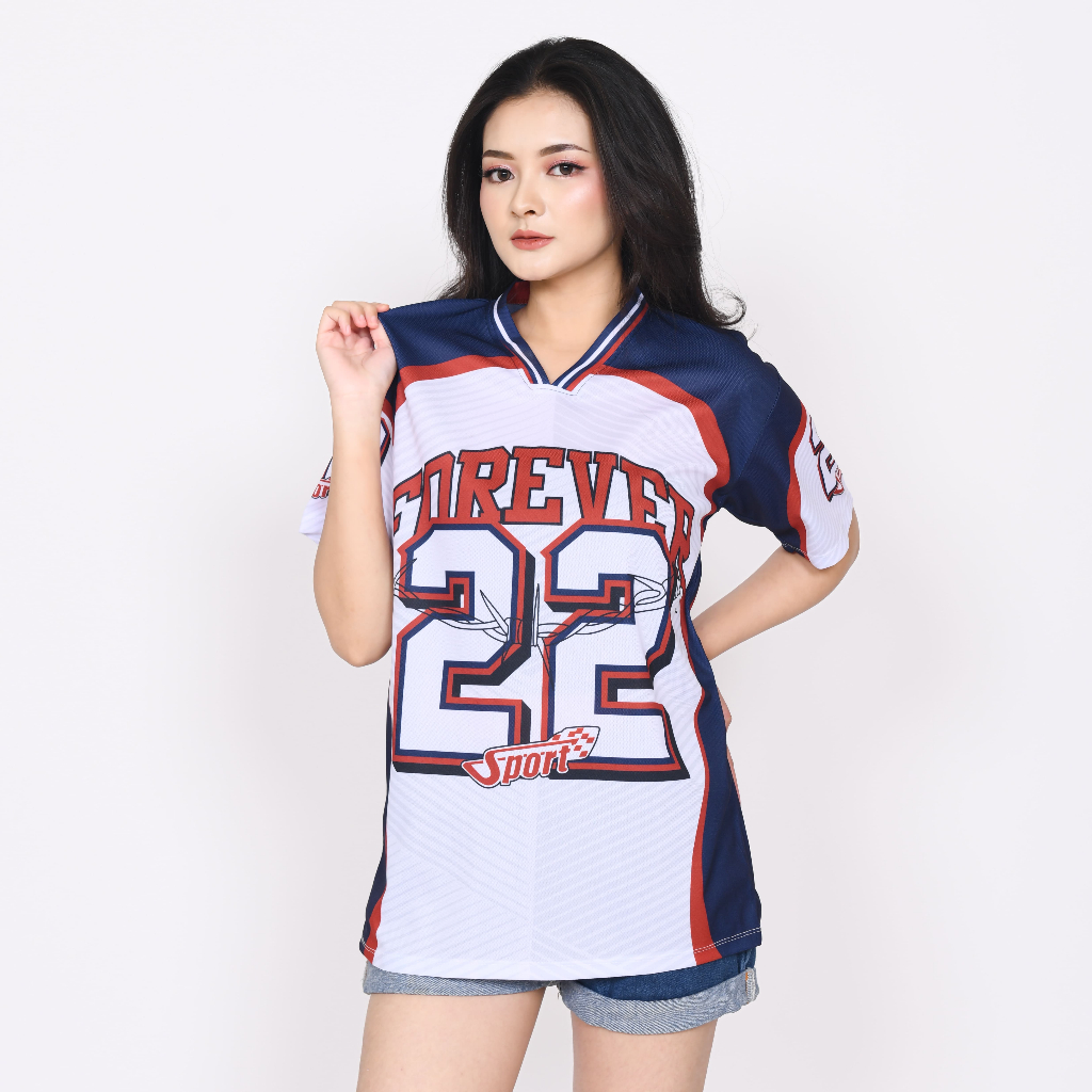 SYAMSWEAR Jersey Oversize NFL Baseball Pria Wanita Dryfit Sublimasi M-XXL