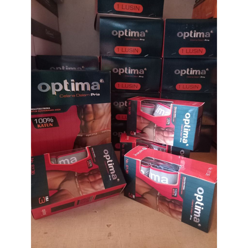 3PCS CD / Celana Dalam Pria Optima 6138