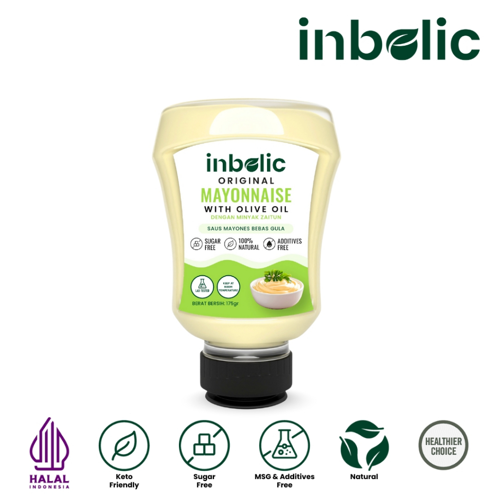 Inbolic Sugar Free Mayonnaise / Mayones Bebas Gula | Sugar Free Dressing | Keto & Diabetic Friendly