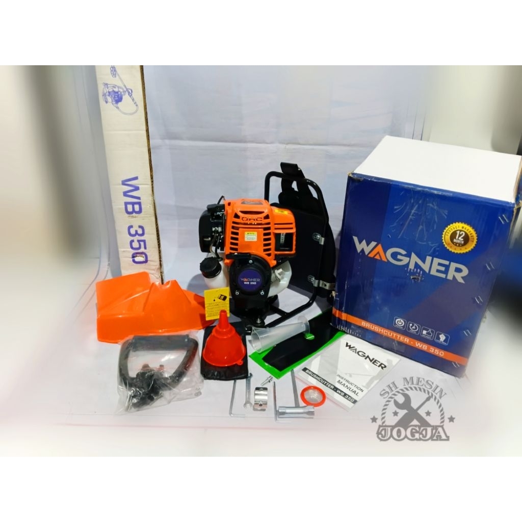 WAGNER Mesin Potong Rumput Gendong 4 Tak WB350 Brush Cutter