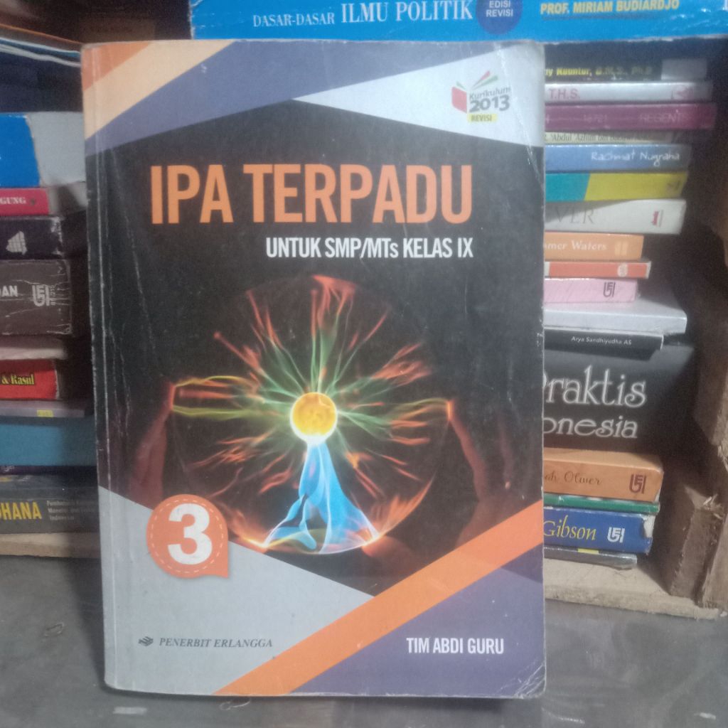 buku IPA terpadu untuk SMP/MTs kelas 9 jilid 3