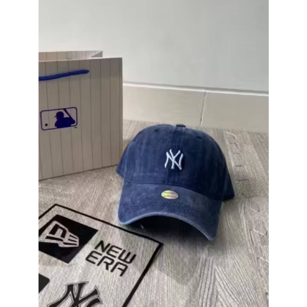 TOPI BASEBALL NY JEANS ORIGINAL NAVY CAPS / TOPI PRIA WANITA / TOPI FULL SET