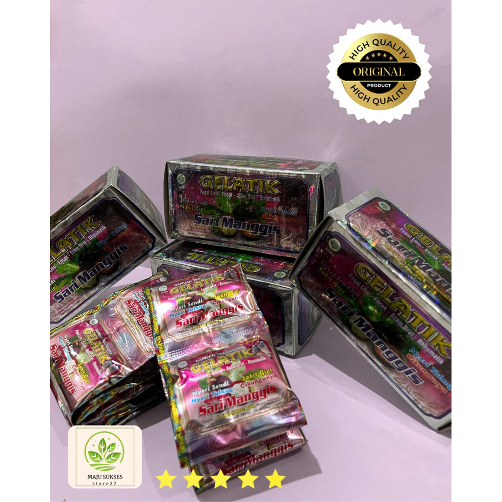 Kapsul Gelatik Sari Kulit Manggis Original