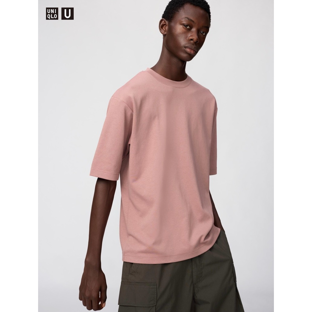 Uniqlo AIRism Cotton Oversized Tshirt