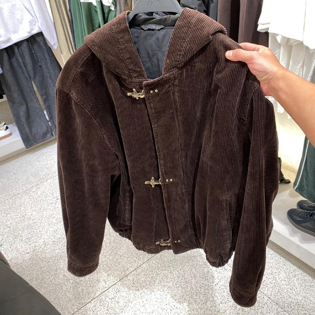 Jastipp. Jacket Denim Corduroy Zara (Man)