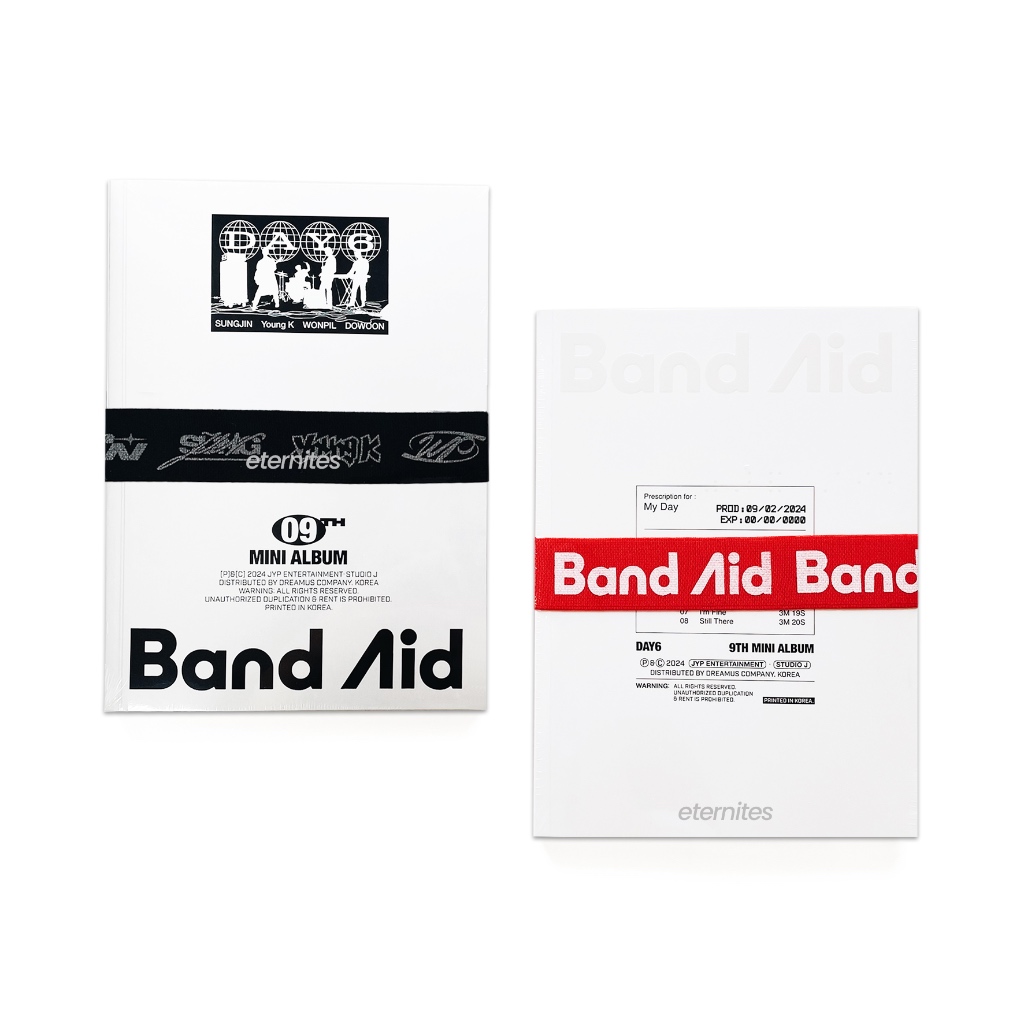 [ READY STOCK / OFFICIAL ] DAY6 - Band Aid Album ( Standard Ver. ) Sealed Album Only Rock Band Band 