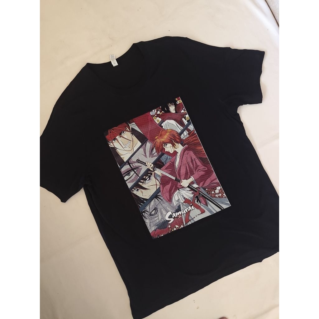 Baju Kaos Anime Samurai X Rurouni Kenshin Size XL by Canvas
