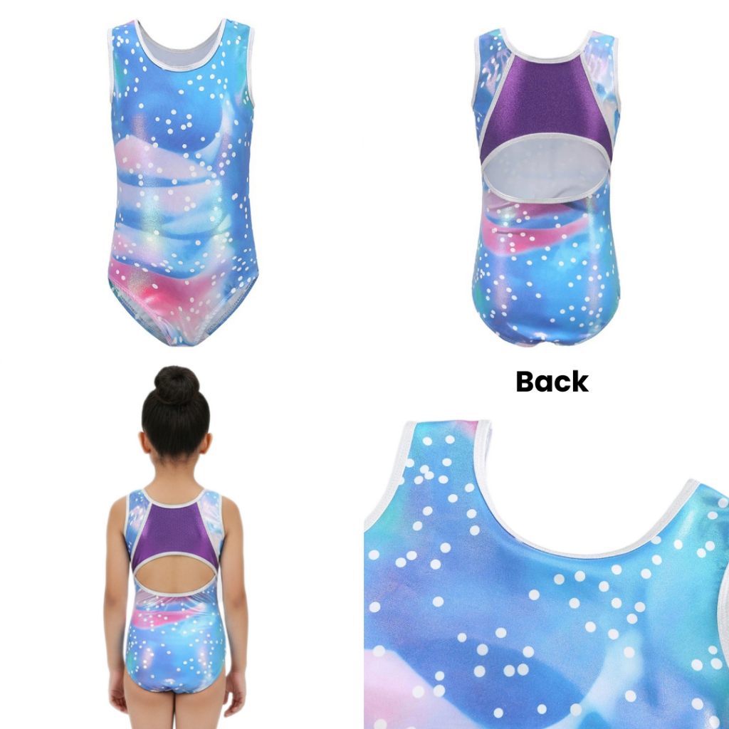 [READY STOCK] Tiny Queens SB-3 Gymnastic Leotard Anak Import/Baju Senam Gymnastic Anak Perempuan/Kid