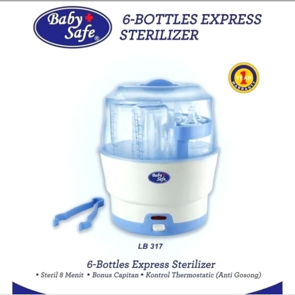 STERIL BOTOL BAYI STREAM STERILIZER BABY SAFE