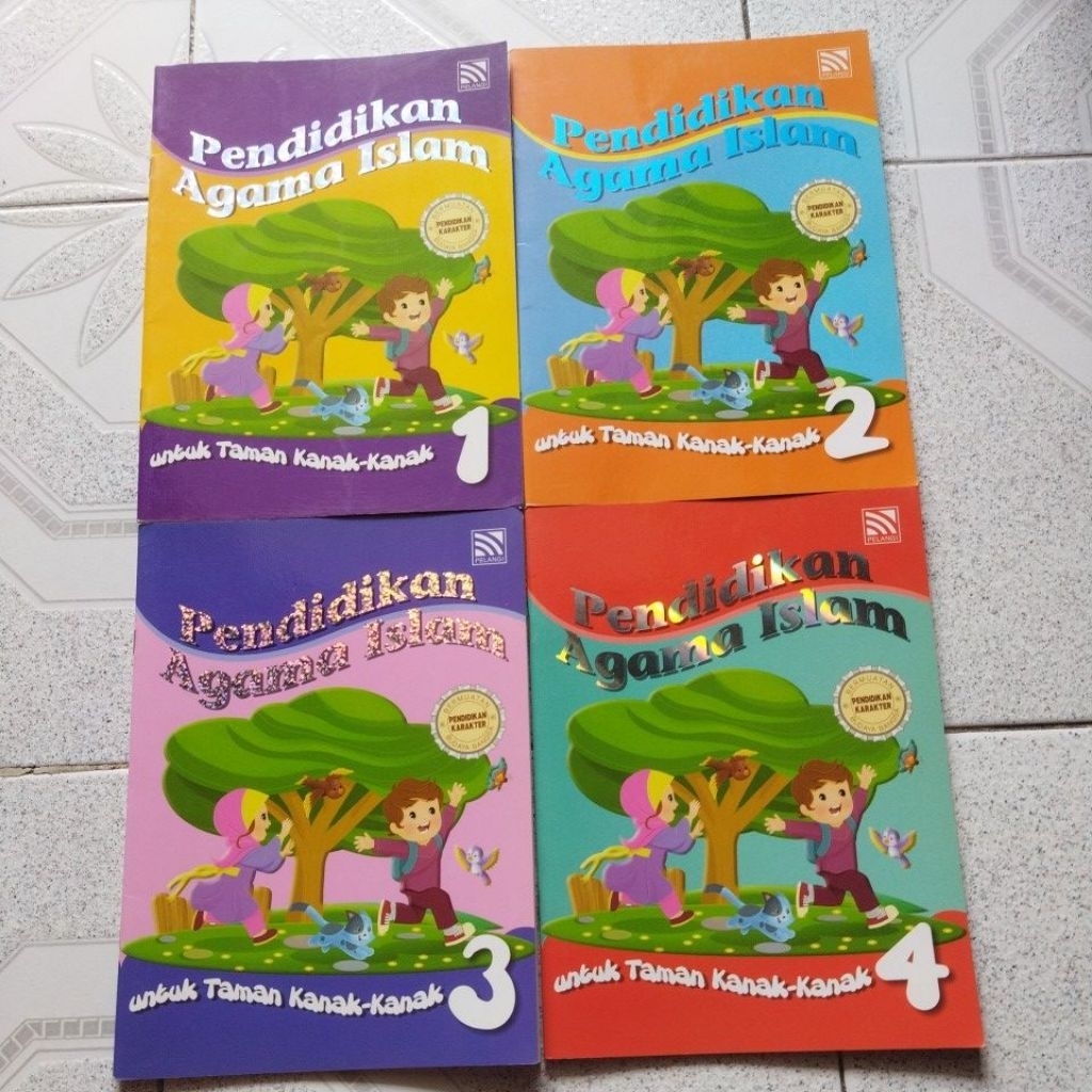 Buku Bekas Pendidikan Agama Islam Lvl 1234 Utk TK
