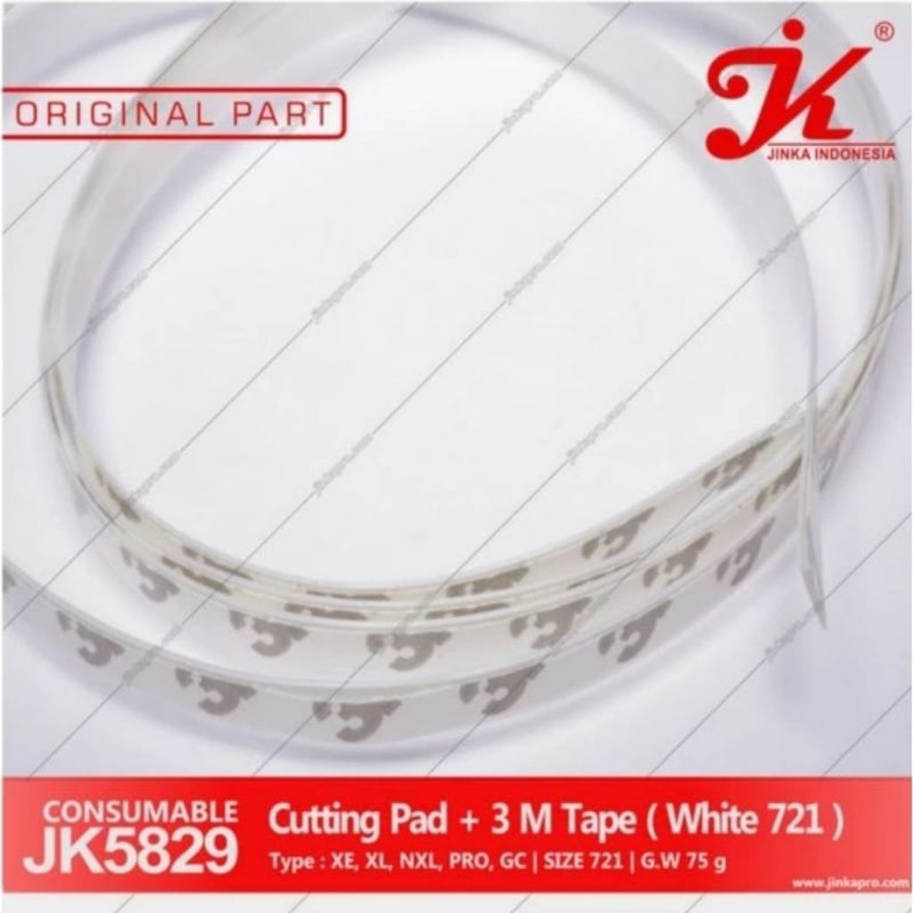 Cutting Pad + tape 3M Bantalan Pisau Jinka 721 722 723 | Mesin cutting Jinka Grakitek Redsail