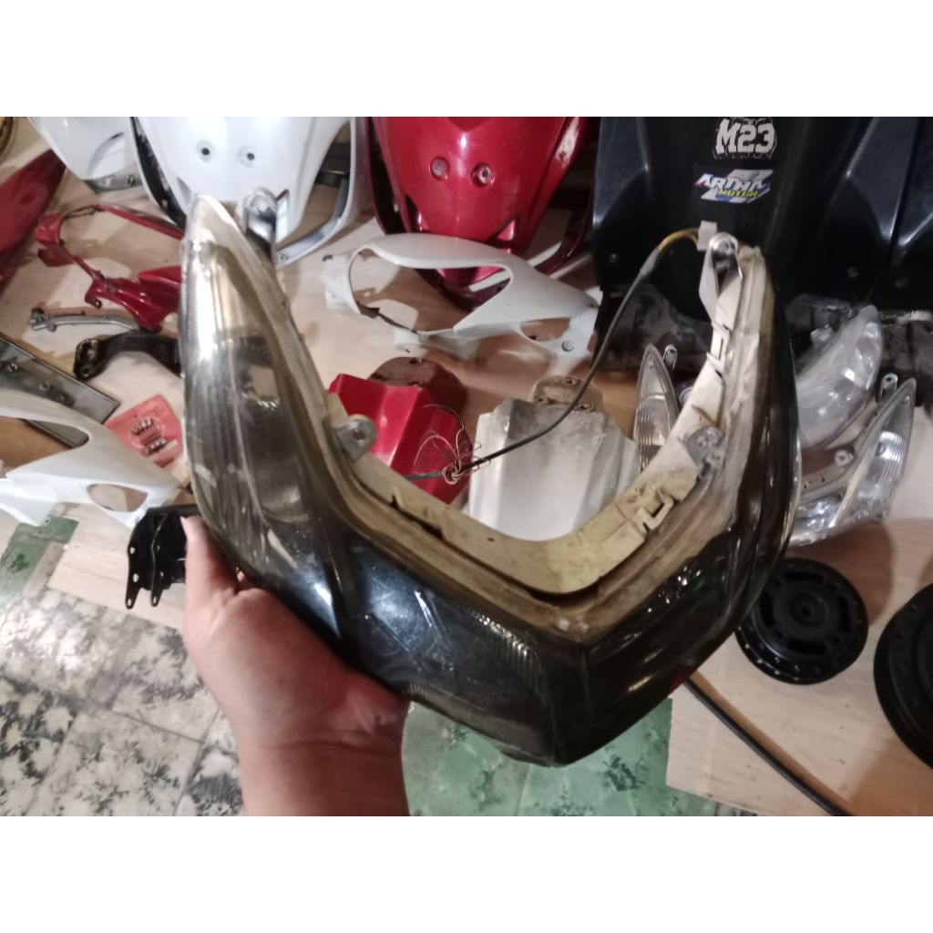 reflektor lampu sen lampu senja mio smile