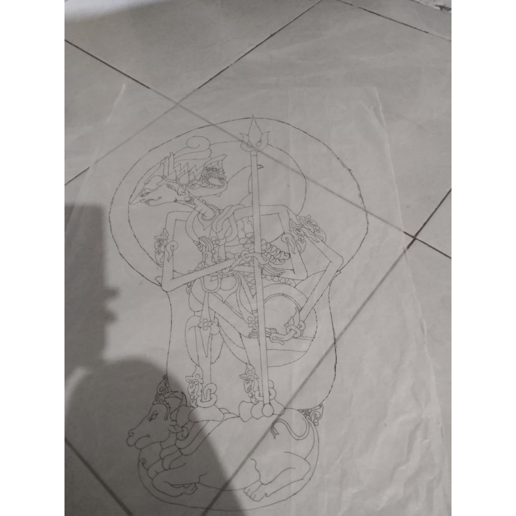 Blak wayang batara guru