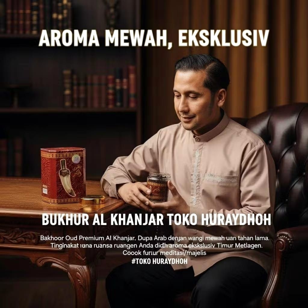 Bukhur Alkhanjar/Buhur Pedang Banafa Oud Asli Import KSA