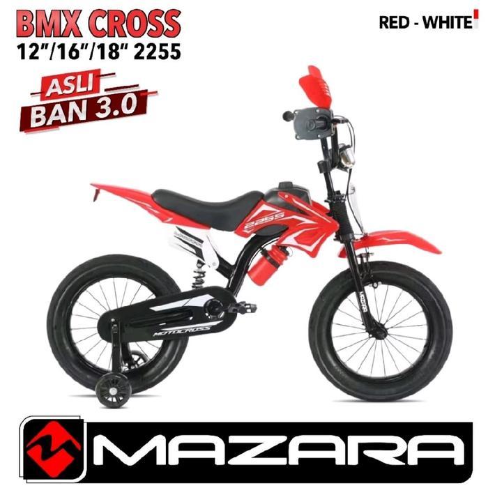 sepeda anak bmx 16 inch mazara 2255 ban jumbo 3.0 sepeda anak motorcross
