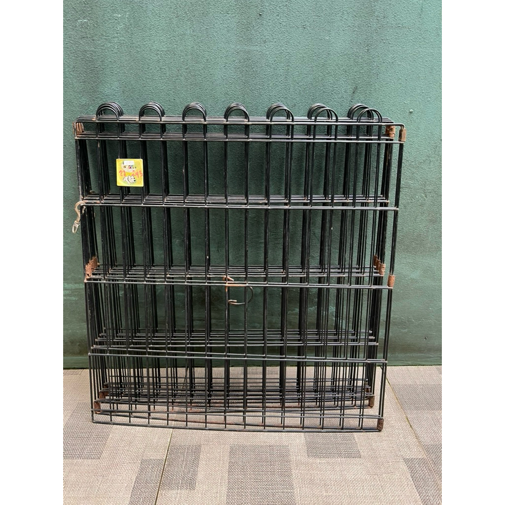 PRELOVED PAGAR KANDANG KUCING ANJING BAHAN BESI TEBAL