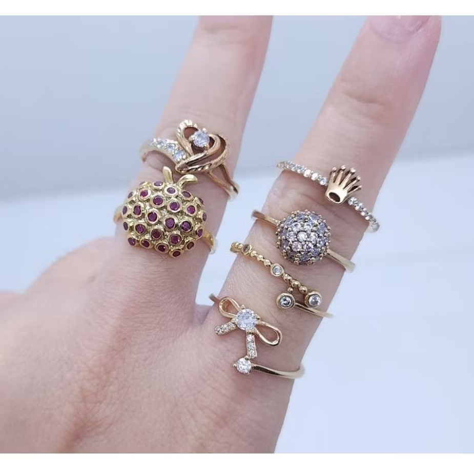 CINCIN PERAK 925,CINCIN WANITA,CINCIN SOLITER,PERAK $925 BISA BUY BACK