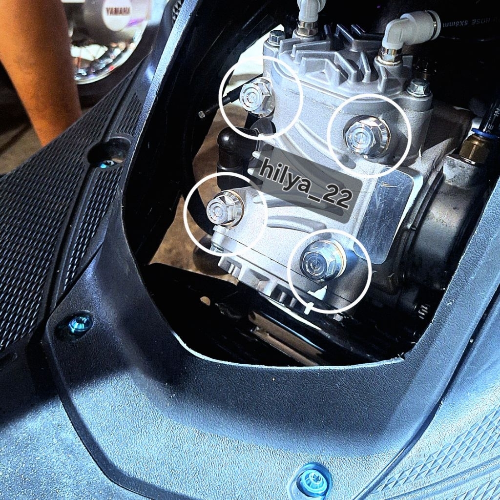 sett isi 4 mur head mio wave supra 4 klep valve stainless original Heng Thailand