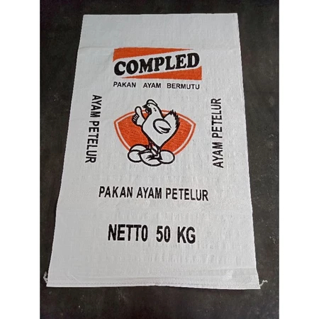 Karung 50kg - pakan ayam - karung gabah - Karung BARU - 65x105cm