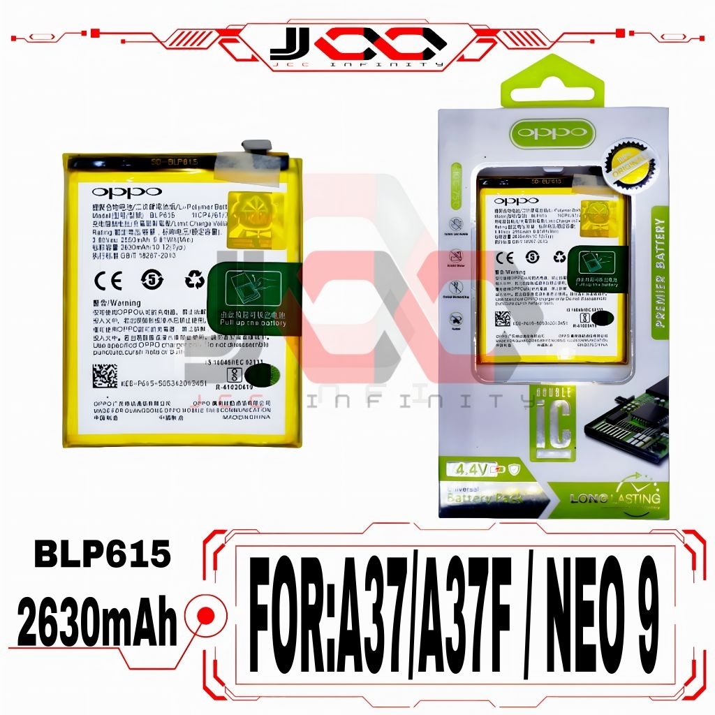 BATERAI OPPO ORIGINAL 100% BLP615/ A37/A37F / NEO 9 ORIGINAL 100% BATERAI BAT