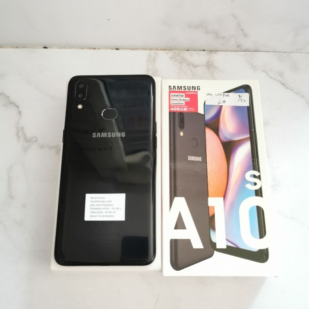 Samsung A10s ram 2GB 32GB Bekas - Fullset resmi - second