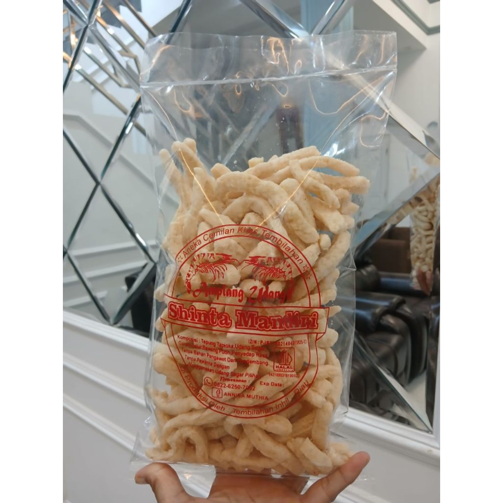 Amplang udang khas Tembilahan 250 gram