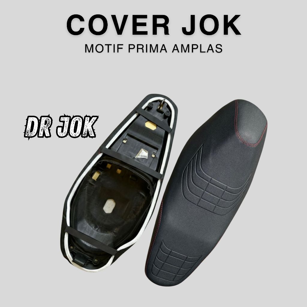 cover jok motor instan pakai karet model press prima