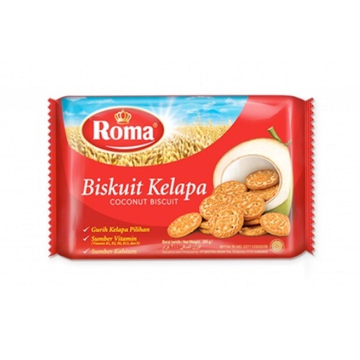 Biskuit Roma Kelapa 300g - Delicious Roma Kelapa Biskuit