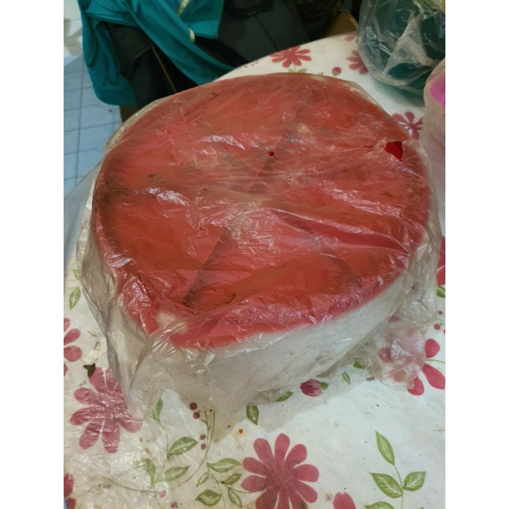 Tupperware collapsible cake taker round cherry