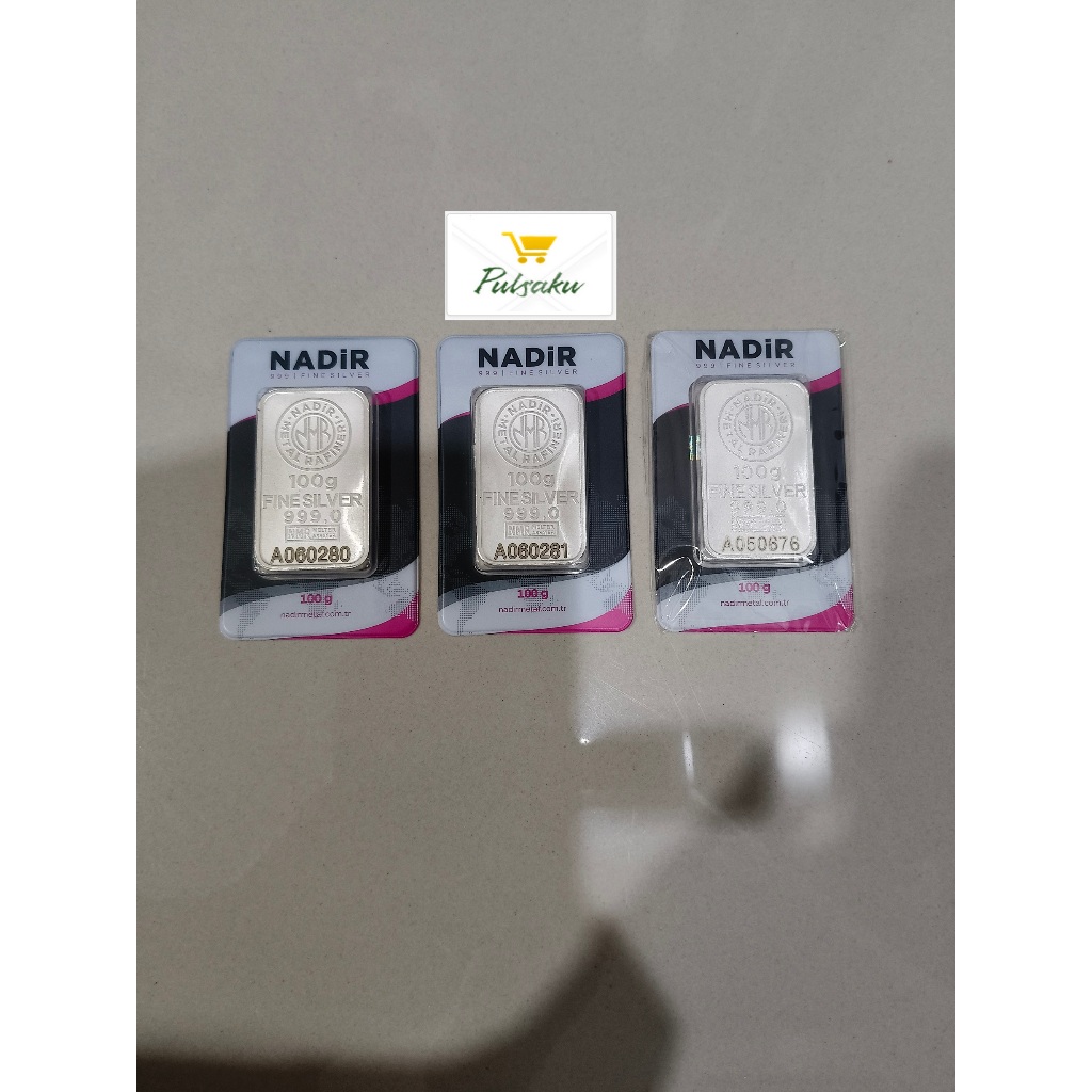 Perak Nadir 100 gram Fine Silver LBMA Packing Press