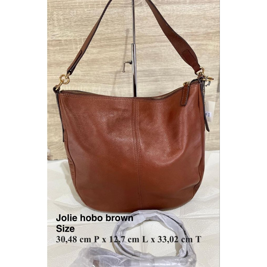tasFossil jolie hobo shoulder bag brown n